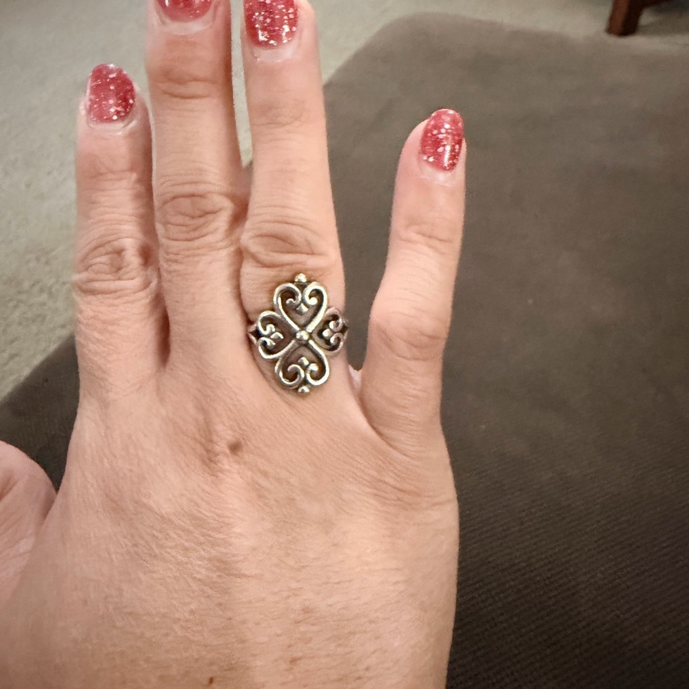 James Avery Adorned Hearts Ring